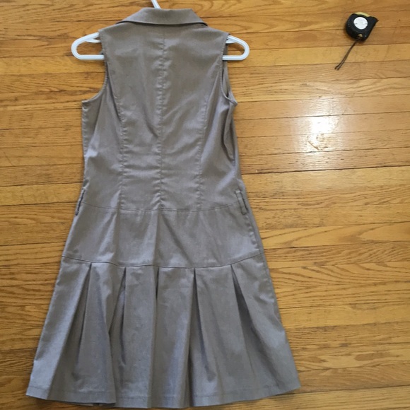 Anie Smith Fit & Flare Collared Button Dress - Picture 2 of 3